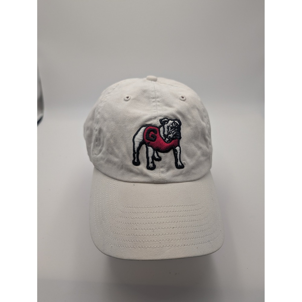 Georgia Bulldogs 47 Brand Clean Up Hat Gray UGA Mascot Adjustable Dad Cap - Picture 1 of 7